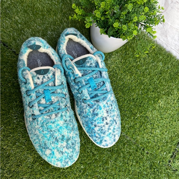 Allbirds Wool Runners fluffs natural cream sole color Sz 10 US mentioning shoes - Picture 10 of 13